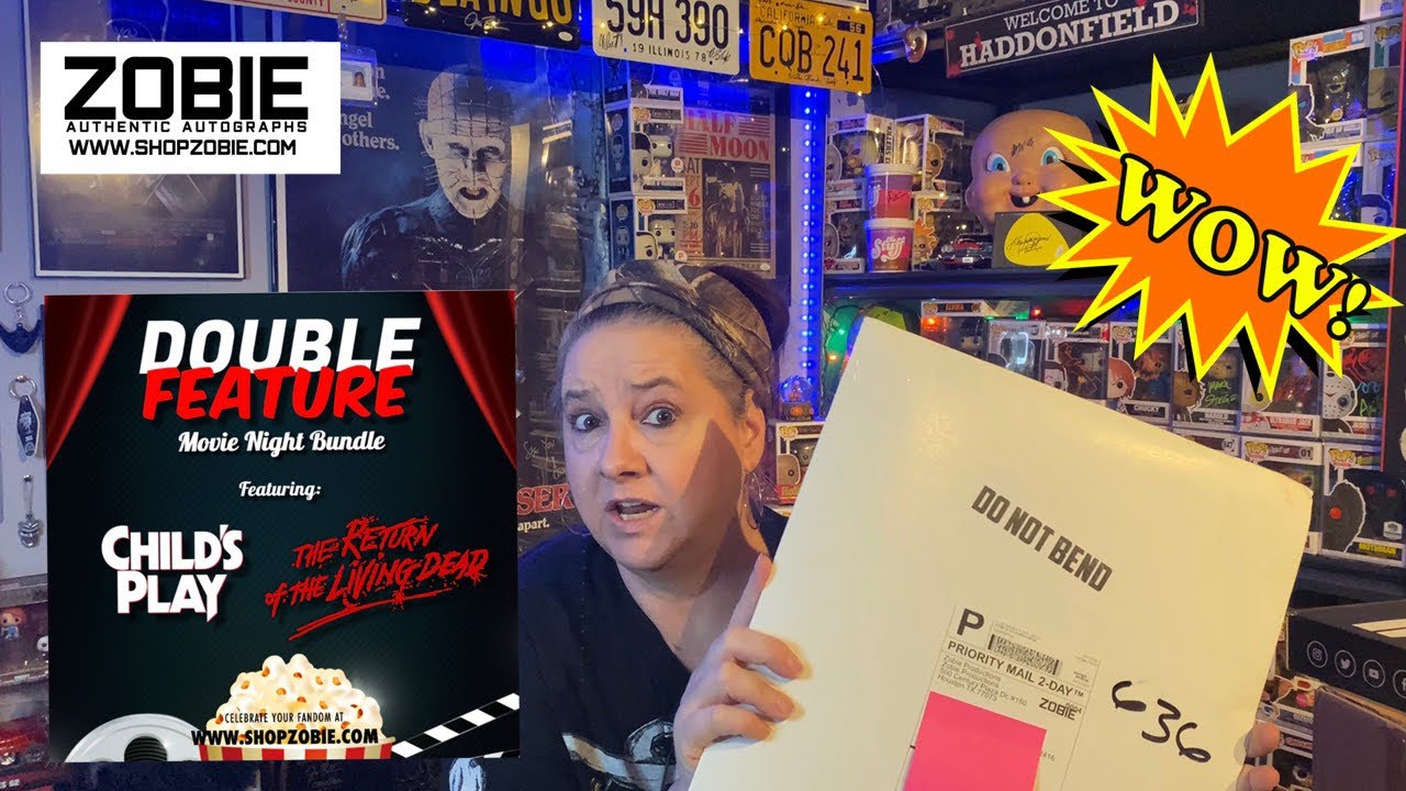 Zobies Daily Special is FIRE!  Horror Double Feature Autographs!