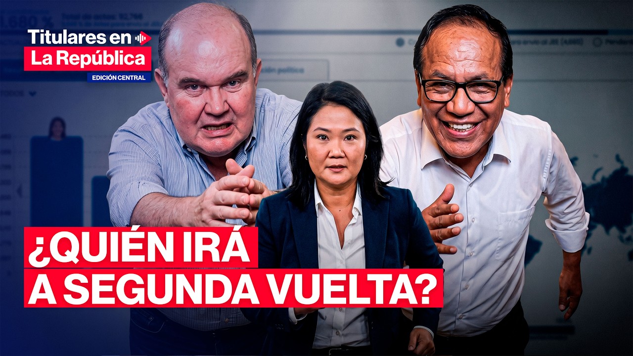 🔴 ELECCIONES 2026 EN VIVO: Conteo de la ONPE coloca a Roberto S&aacute;nchez en segundo lugar #TLR