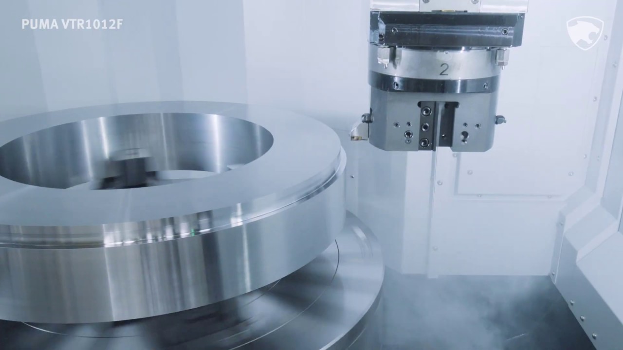 How to improve your performance with Large Vertical turning cetner_ PUMA VTR1012F real cutting (EN)