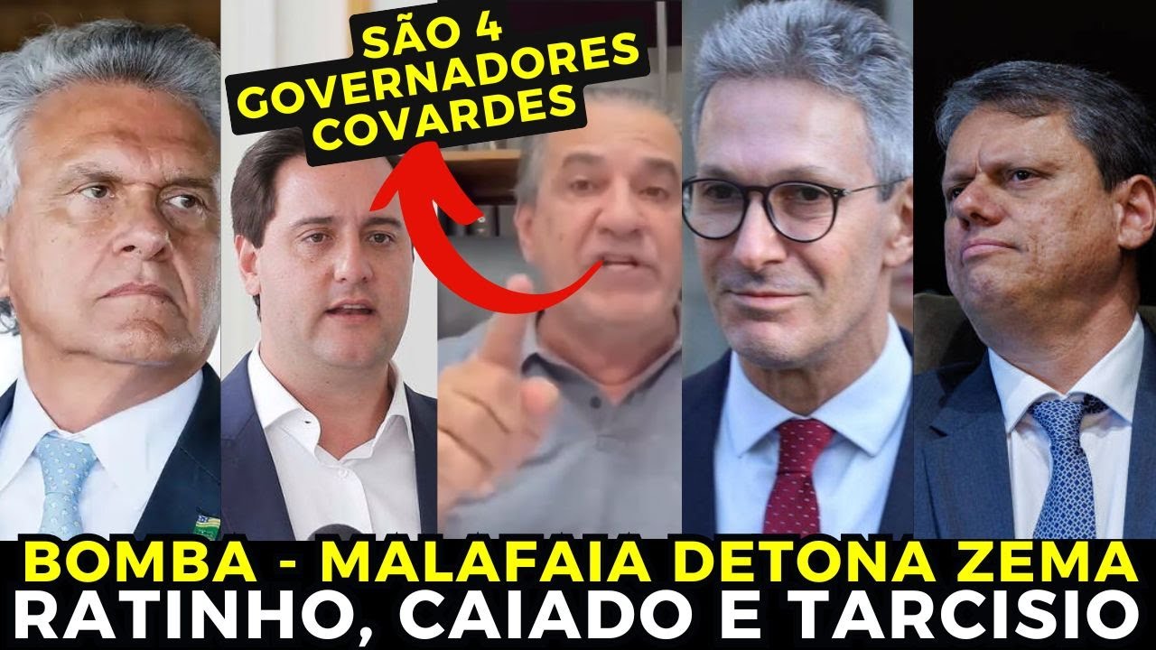 Cad&ecirc; a coragem? Malafaia chama Tarc&iacute;sio, Zema, Caiado e Ratinho de omissos