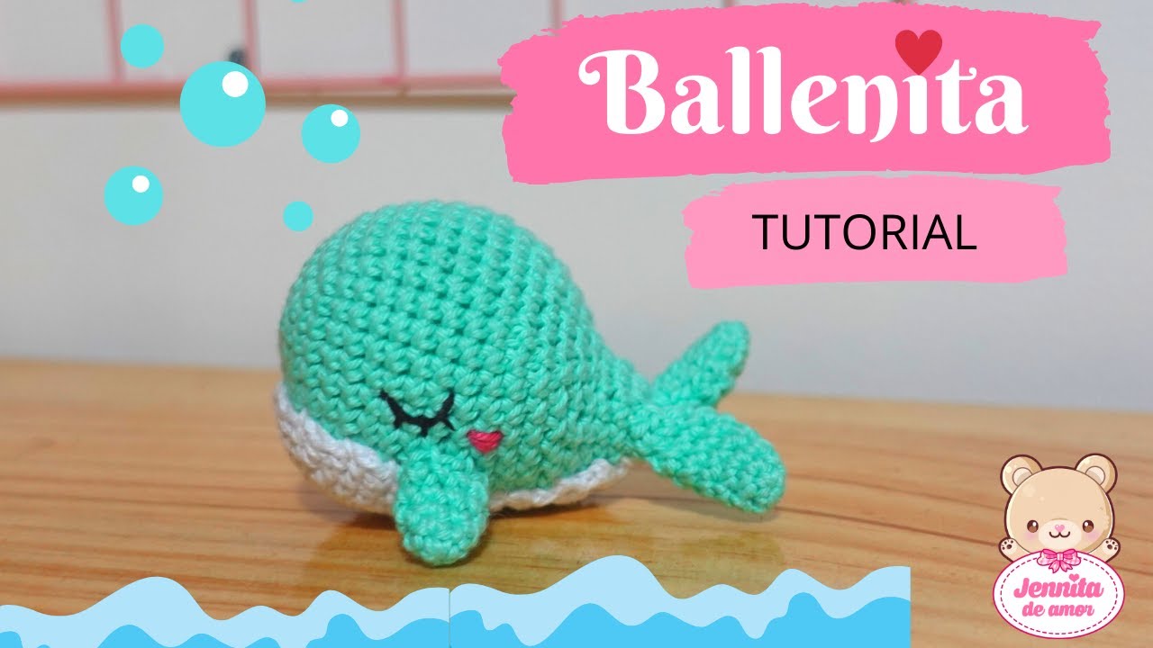 BALLENITA Pequeña Amigurumi Tutorial Nivel: Básico (Patrón en Descripción)