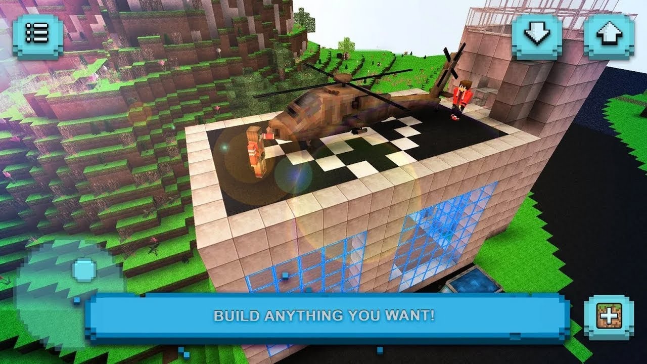 Helicopter Craft: Flying & Crafting Game (Android iOS Gameplay) | Pryszard Gaming