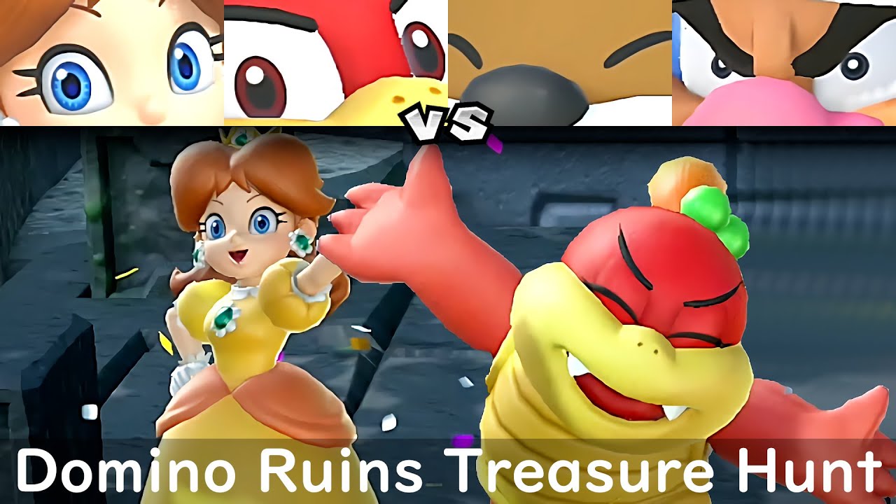 Super Mario Party Daisy and Pom Pom vs Monty Mole and Wario #99