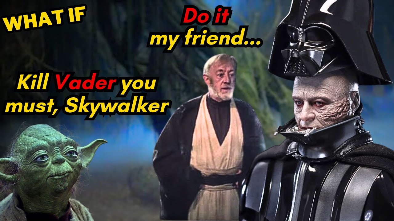 What If Vader Chased The Millennium Falcon & Crashed on Dagobah (A New Hope)