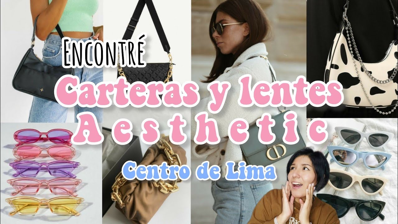 TOUR carteras y lentes económicos 2022 💸💸 Centro de Lima /la flaca vlog 💕