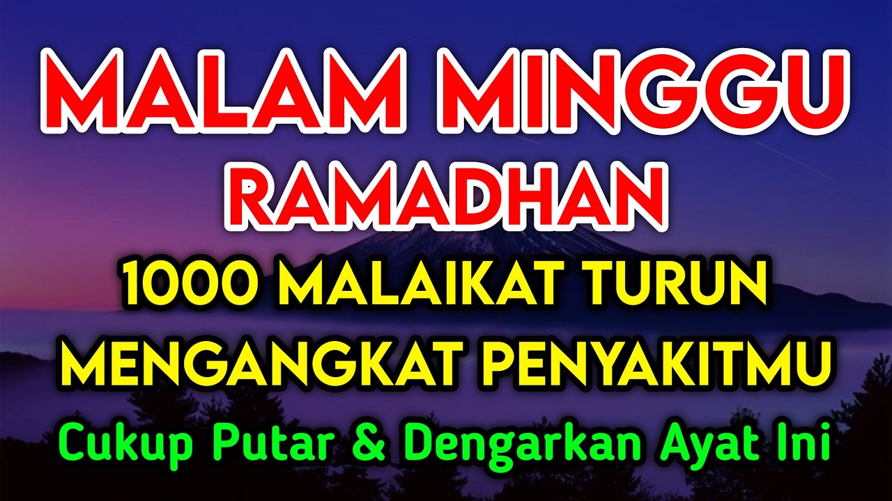 RAMADHAN MUSTAJAB DOA PENY3MBUH SEGALA PENY4KIT🤲 INSYAALLAH S4KIT DITUBUHMU S3MBUH DOA SYIFA RUQYAH