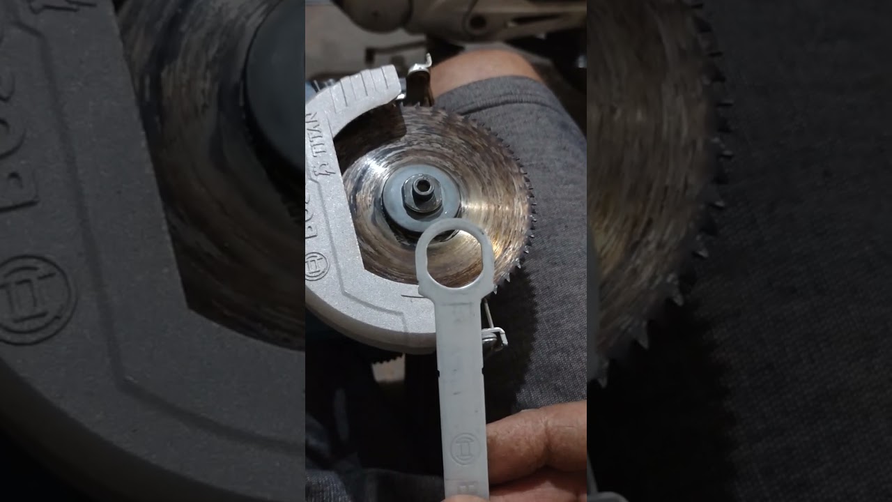 COMO TROCAR E COLOCAR O DISCO DA SERRA MÁRMORE TITAN BOSCH 👁️🦾😜🏡