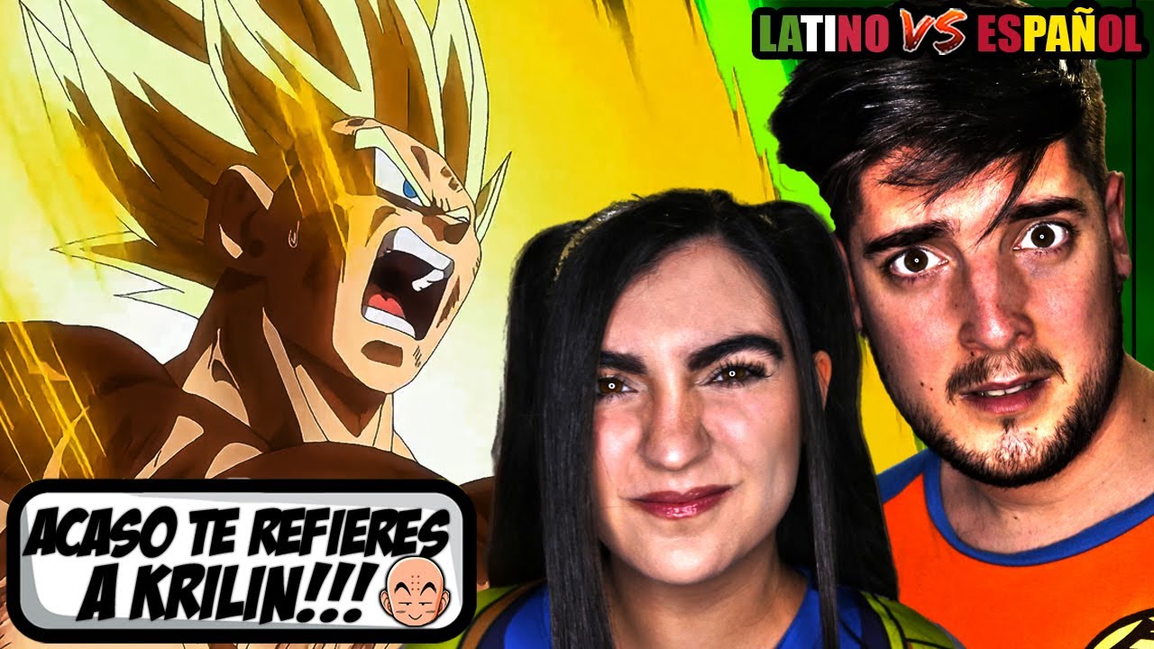 ESPAÑOLES REACCIONAN A DRAGON BALL LATINO VS ESPAÑOL |💥ACASO TE REFIERES A KRILIN💥🐲DBZ🐲