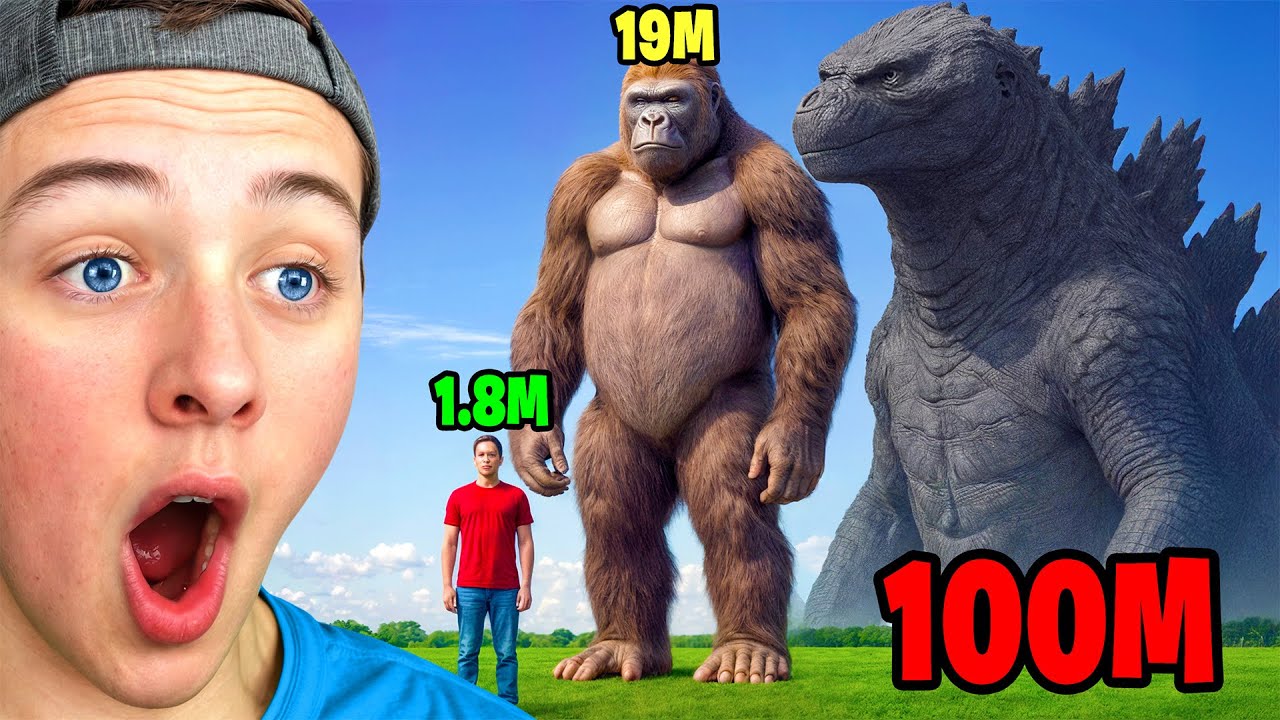 Reacting to Monster Size Comparisons