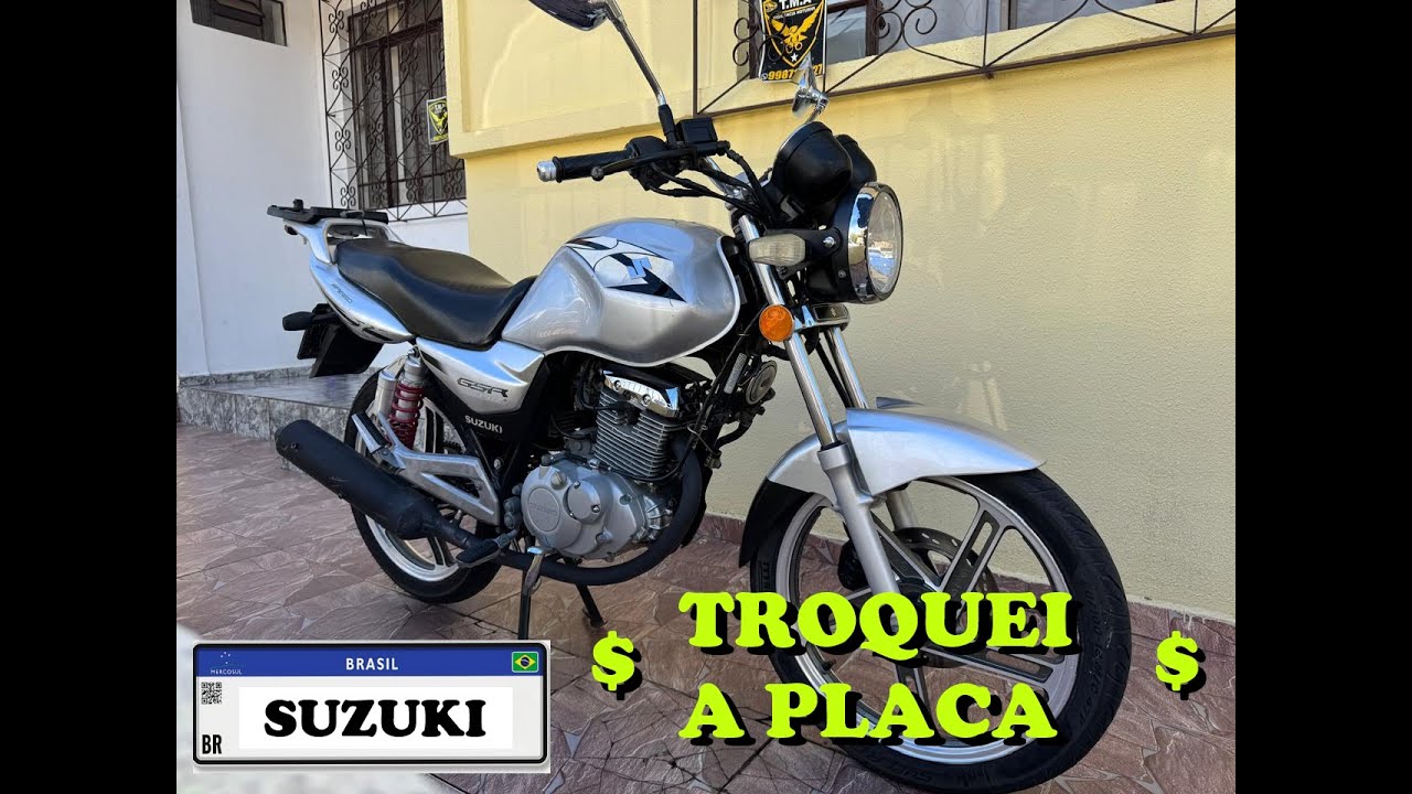 SUZUKI GSR150i DE PLACA MERCOSUL - VOLTEI DUAS VEZES NO DESPACHANTE NO MESMO DIA