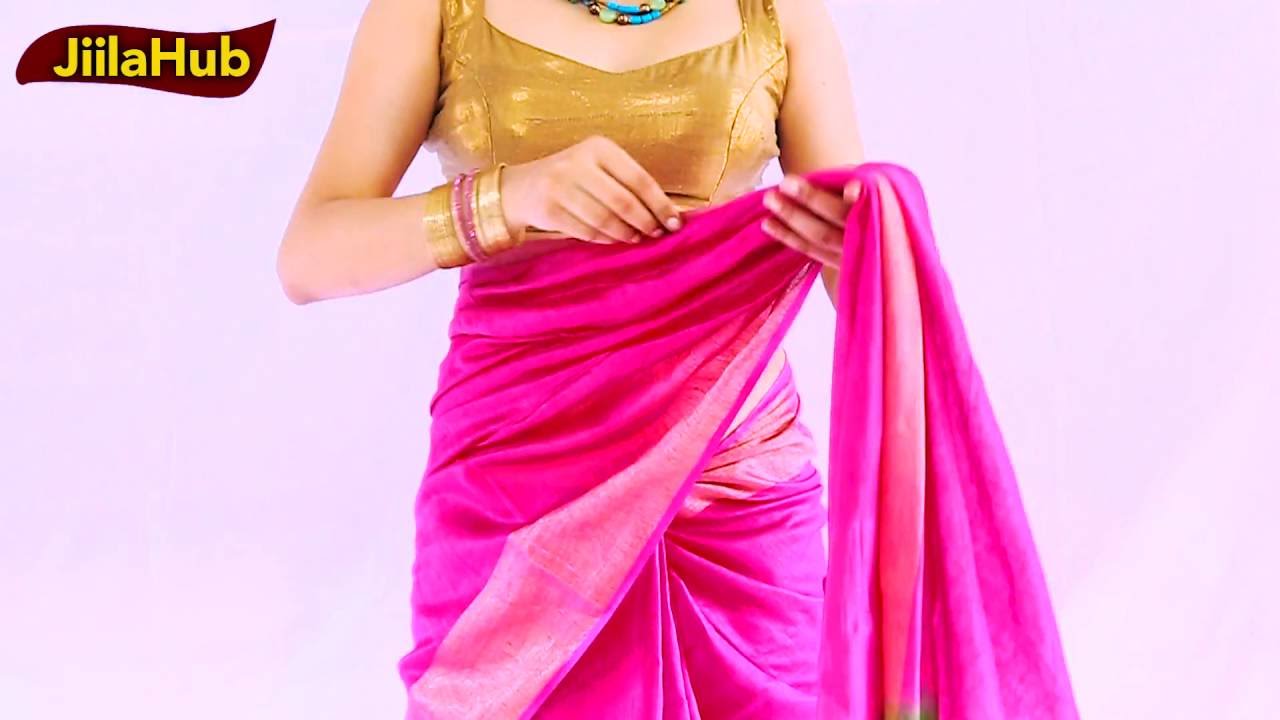 How to Wear Kosa Silk Saree Perfectly:Fast & Simple way to Drape Sari