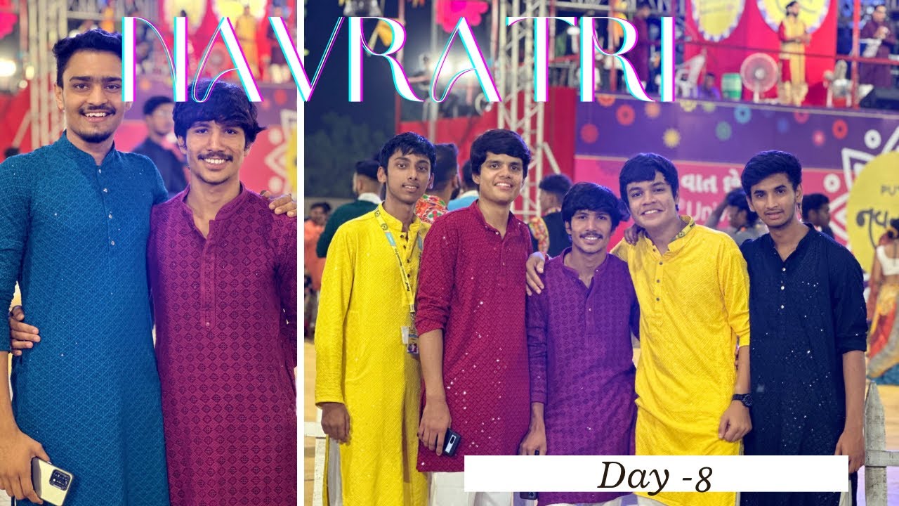 Navratri | Day - 8 | Garba emotion hai | pu’s Garba night |