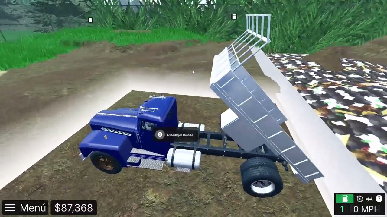 Conduciendo un recolector de basura en ROblOx p4