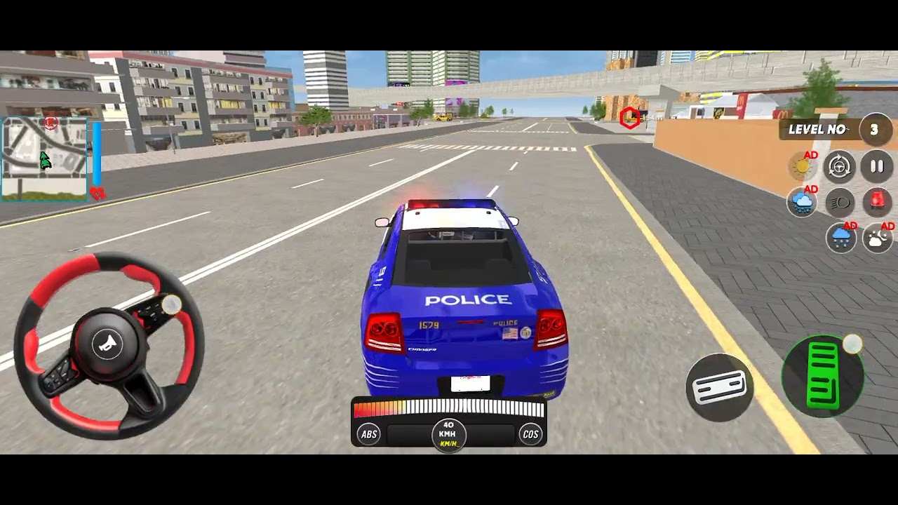 لعبة قيادة سيارة الشرطة - محاكي سيارة الشرطة - لعبة رجل الشرطة - ألعاب قيادة سيارة الشرطة#games #099