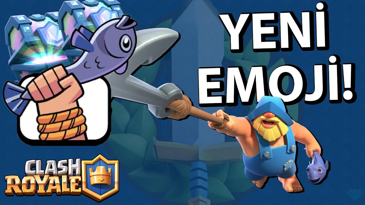 Yeni Emoji & 2 Yeni Efsanevi Kart! - Balıkçı Turnuvası (Challenge) - Clash Royale