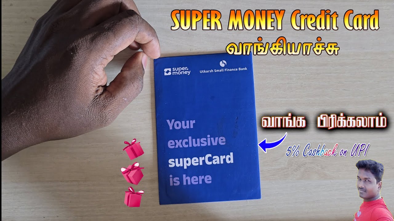 Super Money Physical Credit Card Unboxing 🎉 videos in Tamil@Tech and Technics