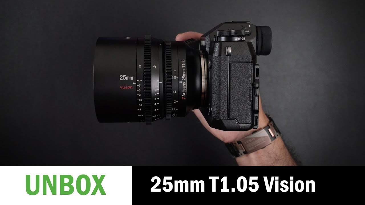 Unboxing + Talking Head Bokeh Test with 7Artisans Vision Series 25mm T1.05 X Mount