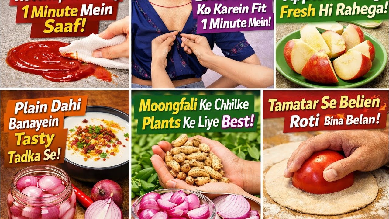 9 बहुत ही काम आने वाले किचन टिप्/10 Amazing Kitchen Tips In Hindi/Best Kitchen Tips in Hindi /#tips