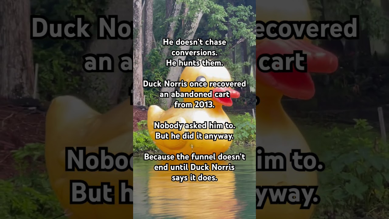 The Marketing Legend, Duck Norris. (He Quacked the Code)