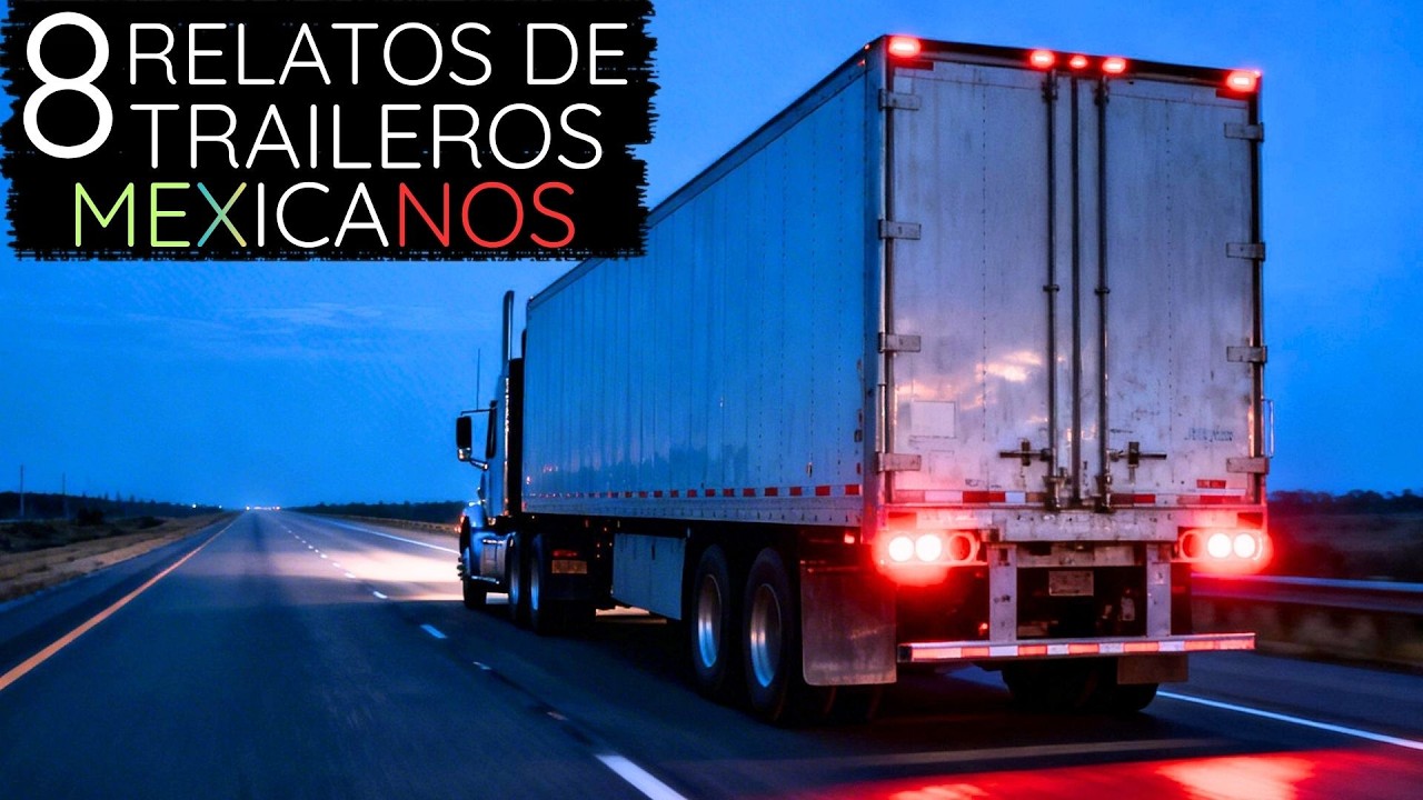8 HISTORIAS DE TERROR DE TRAILEROS MEXICANOS | 1 HORA EN RUTAS NOCTURNAS