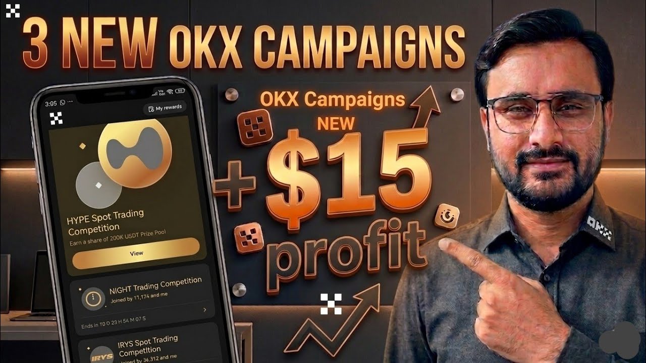OKX New User Campaign | HYPE, NIGHT & IRYS Trading Competition Guide