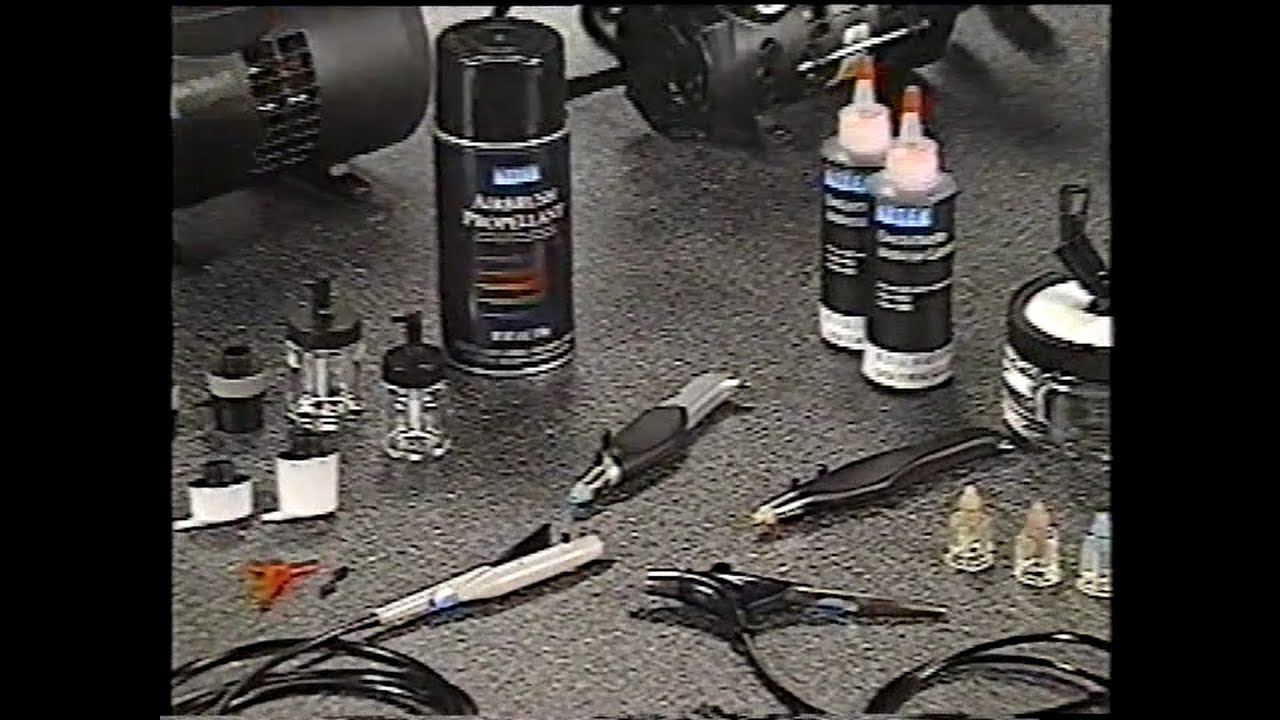 Testor How to use AZTEC A470 air brush 