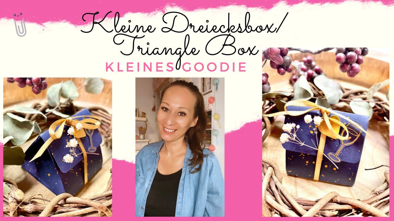 ☀️💞 Kleine Dreiecksbox/ Triangle Box basteln I Goodie I DIY I Annilis Welt ☀️💞