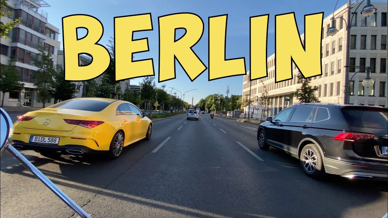 Driving Schöneberg - Brandenburg Gate (Brandenburger Tor) | Berlin