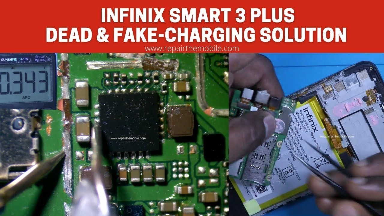 Infinix Smart 3 Plus Dead & Fake Charging Solution