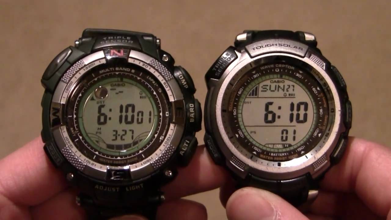 Comparison Review: Casio Pathfinder PAW1300/1500