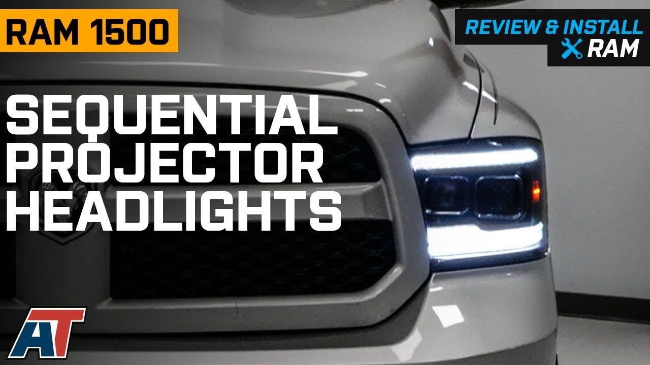 2009-2018 RAM 1500 Switchback Sequential Projector Headlights Review & Install