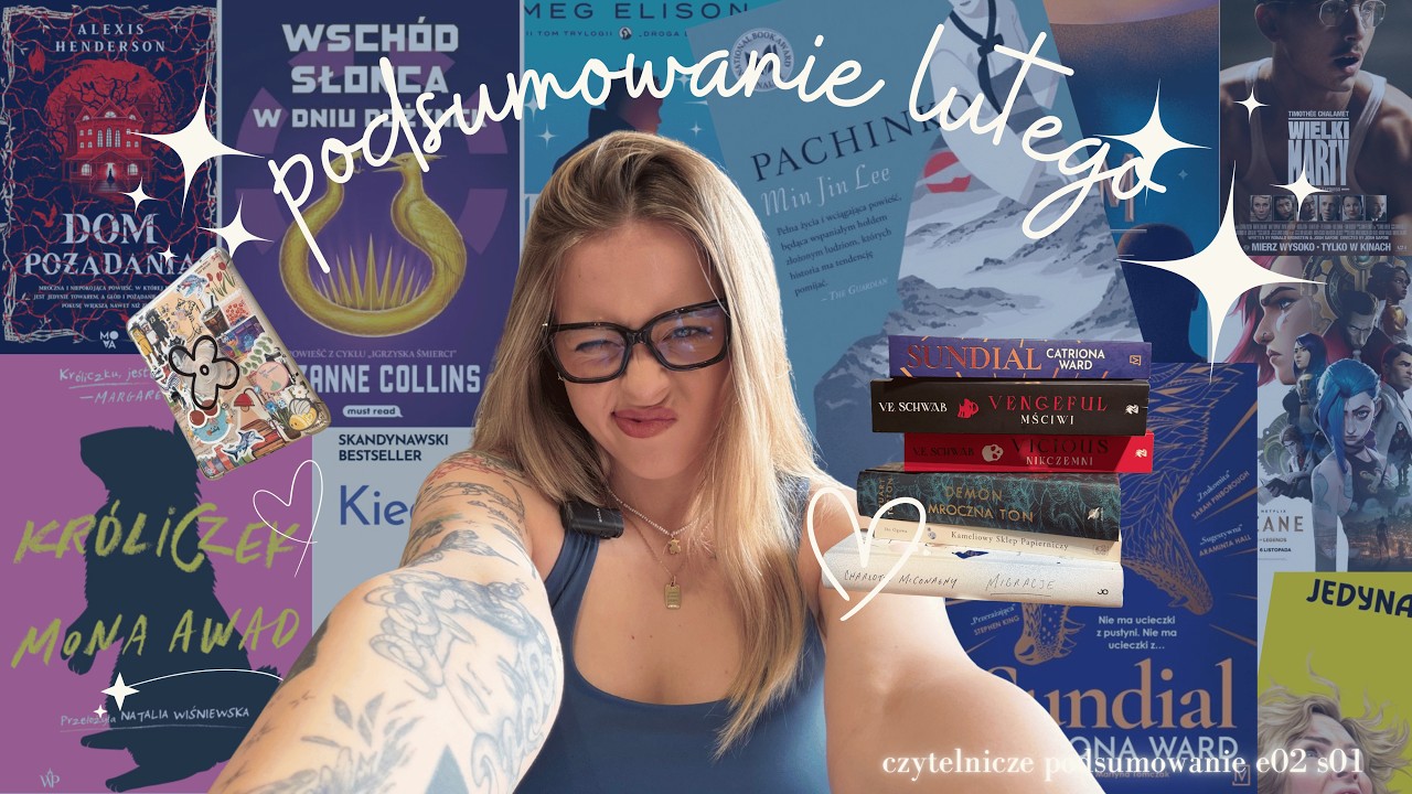 podsumowanie lutego ✨📚 książki, film, seriale i gadanie! | Lem, Collins i wiele więcej 📖🫰🏼