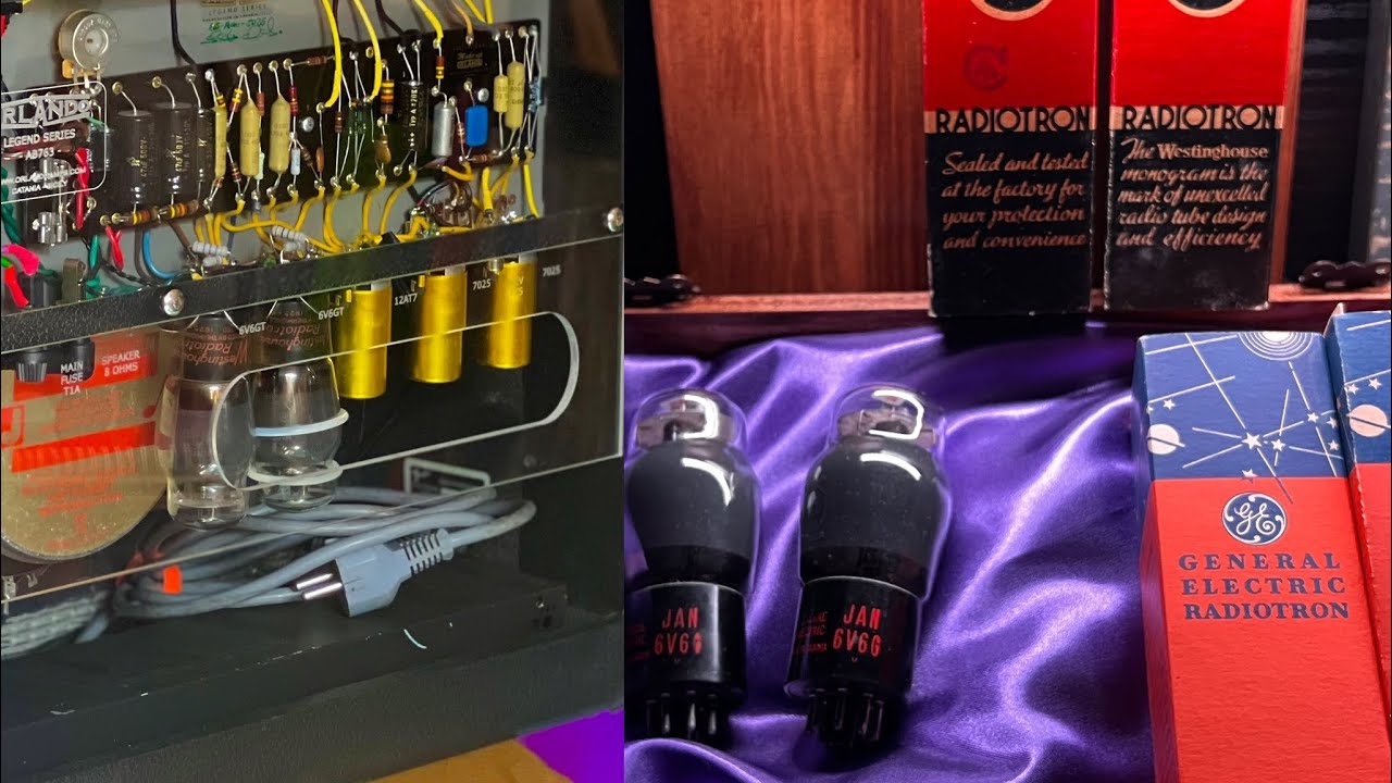 Testing GE 6v6g on my Orlando’s AB763 Amp