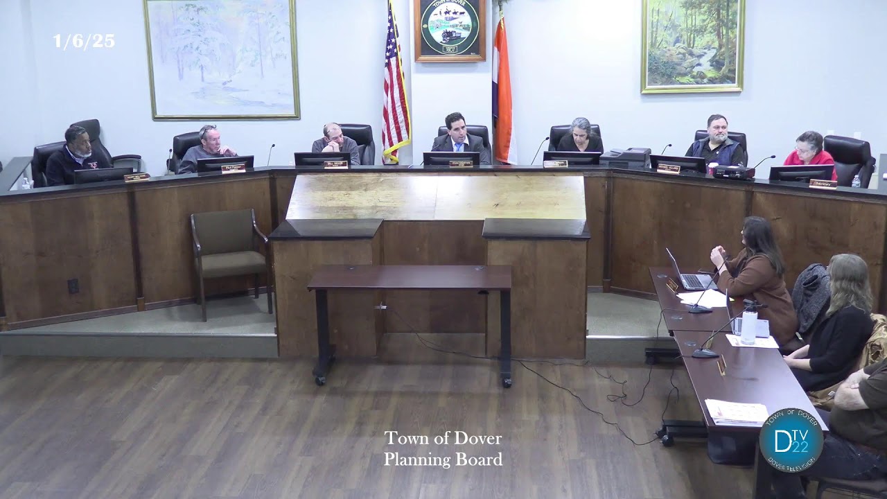 Town of Dover - Planning Board Meeting 1/06/2025
