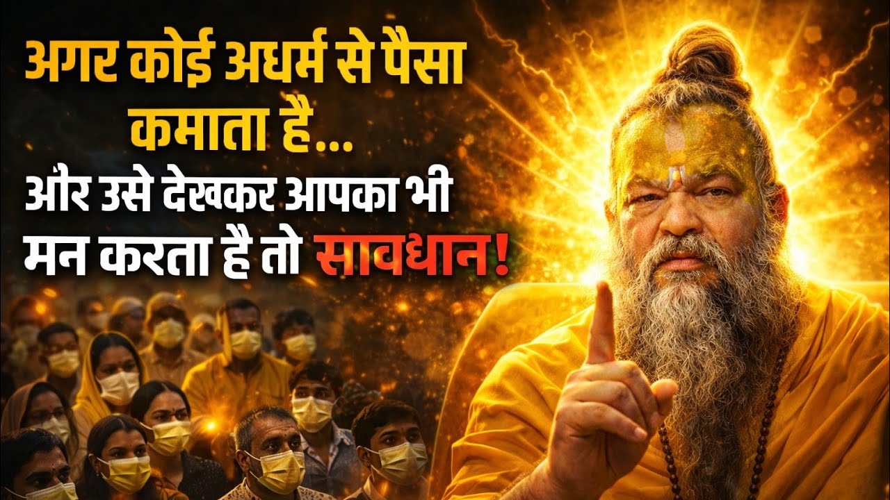 अगर कोई अधर्म से पैसा कमाता है… तो ये सुन लो | सच्चाई कड़वी है!