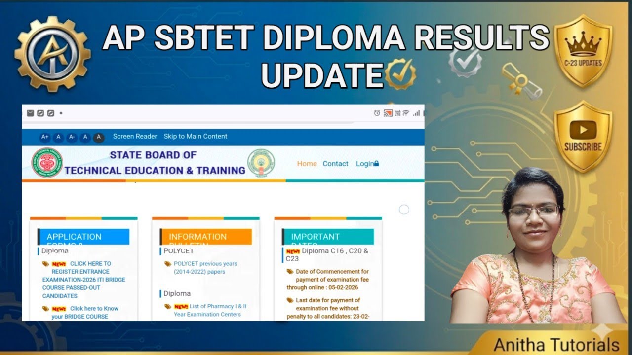 AP SBTET 2026 Results Update