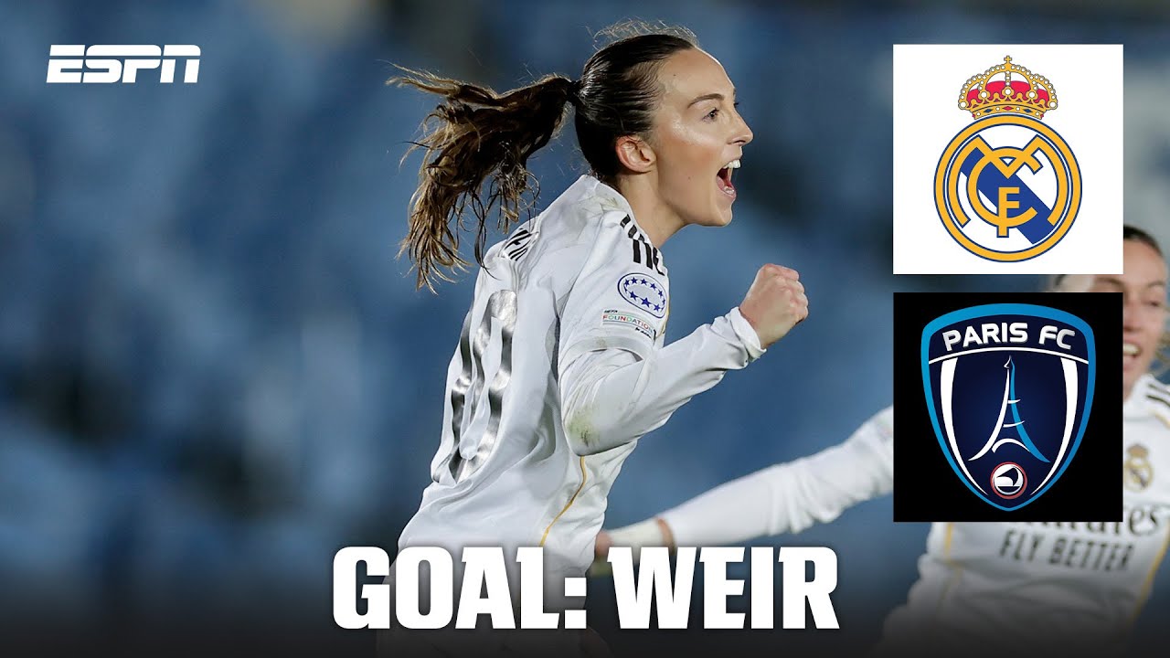 GOAL! 1-1: Caroline Weir rescues Real Madrid vs. Paris FC | UEFA Women&rsquo;s Champions League