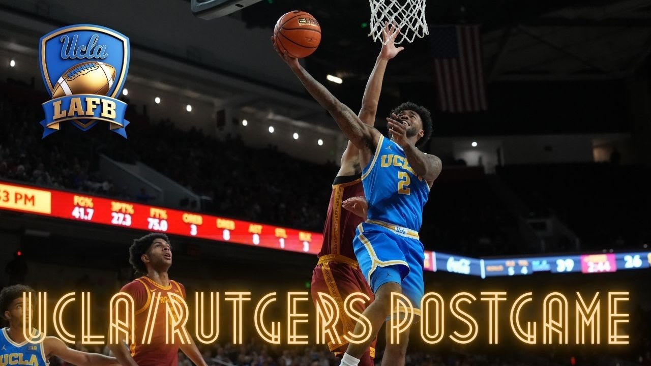 UCLA/Rutgers Big 10 Tournament: Bruins Advance!