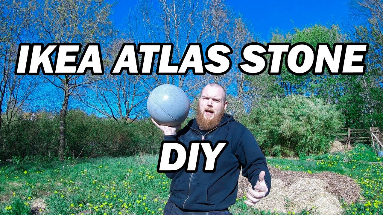 Make an ATLAS stone from an IKEA mold - Fit at home - DIY Gym
