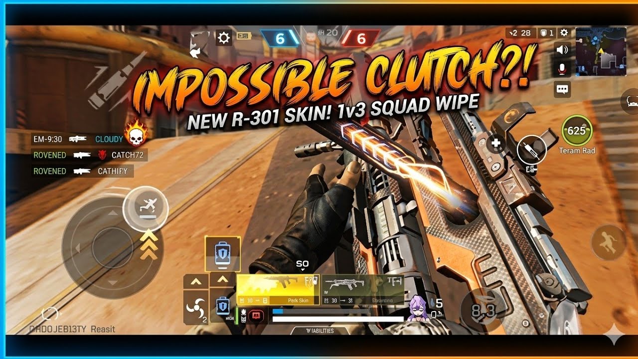 Apex Legends mobile Gameplay Tamil | OCTANE Ranked match PRO Gameplay