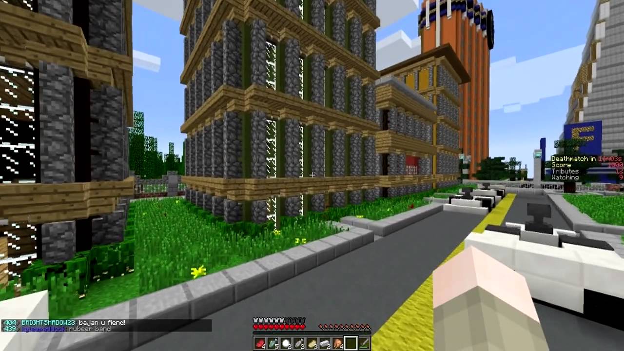Minecraft: Hunger Games w/Mitch! Game 444 - OH BABY A TRIPLE!