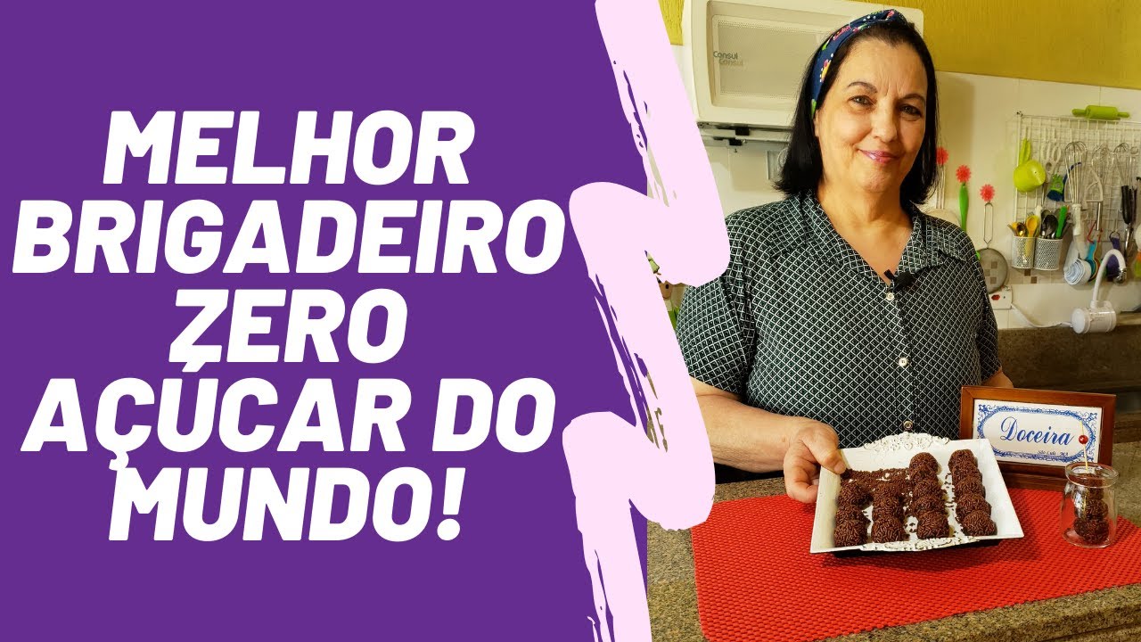 O melhor Brigadeiro Gourmet Zero Açúcar (diet) do mundo!