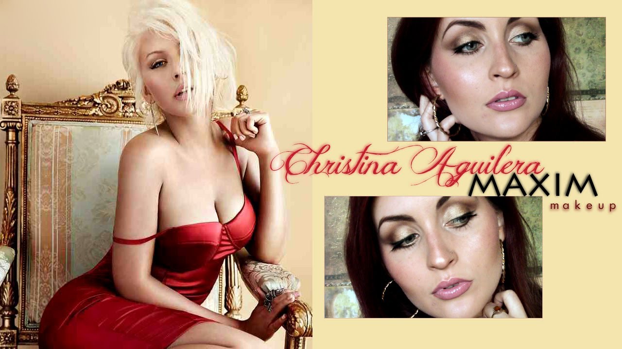 Christina Aguilera Maxim 2013 Makeup