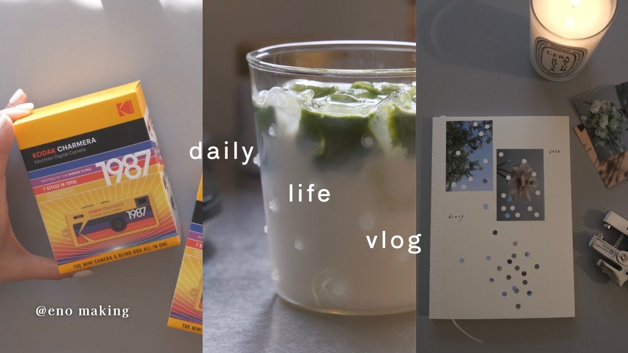 Kodak Charmeraを開封 |2025年の振り返り|2026年のノート作り|vlog