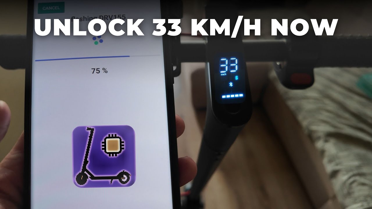 Speed up Xiaomi Mi Scooter Pro 2 / M365 Pro / Essential / 1S / 3 to 33 km/h 🔓⚡