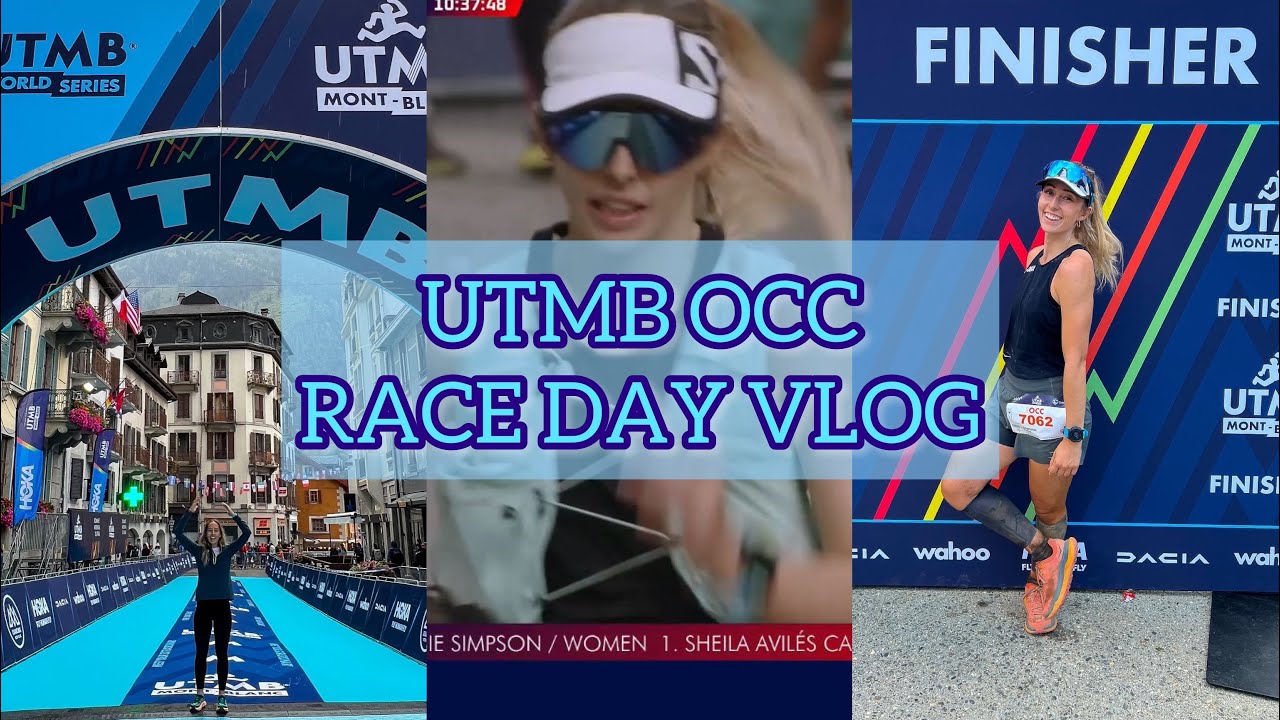 UTMB OCC RACE DAY VLOG | Run 56km from Switzerland to France with me!