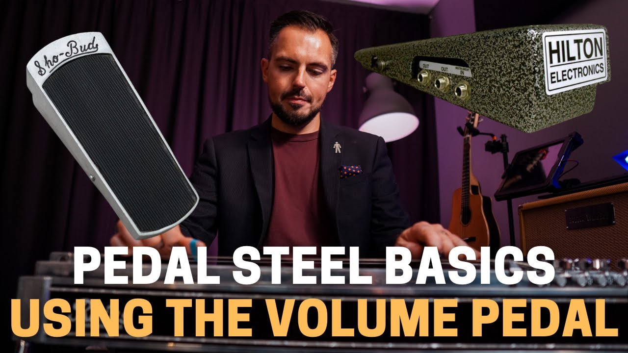 Beginners PEDAL STEEL GUITAR - Video 7 - Using The Volume Pedal