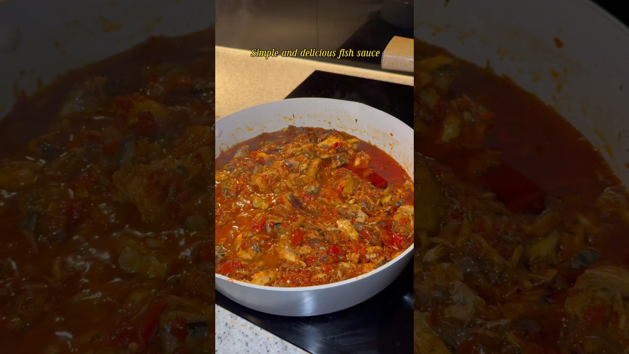 Delicious fish sauce recipe you should try out  #foodvlog #food #nigerianfoodblogger #fishsauce