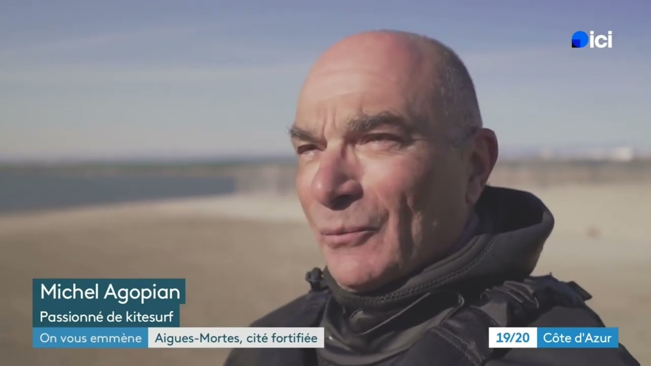 Michel sur france 3 Côte dAzur Kite 2 Nice