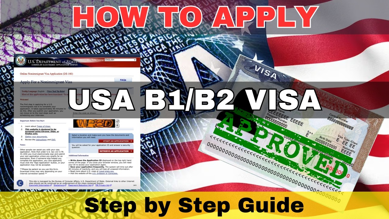 USA B1 B2 Visit Visa Application From UAE (Dubai) Complete Tutorial Form | Ultimate D160 Form Guide